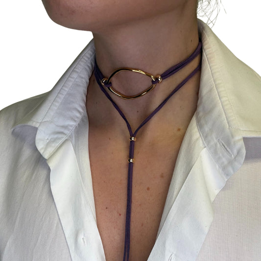 Ovale Dorato_Laccio Boheme Onda dorata