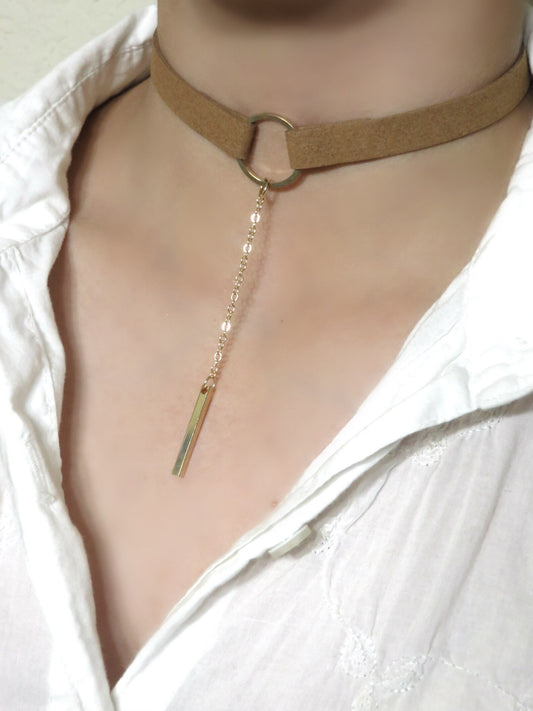 Suede Choker Necklace