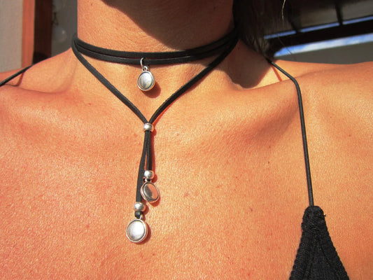 beaded boho necklace for girl