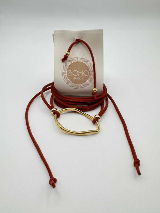 Ovale Dorato_Laccio Boheme Onda dorata